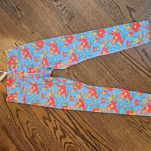Tory Burch Printed Weightless 7/8 Floral Leggings Size Medium - NWT - Picture 2 of 9